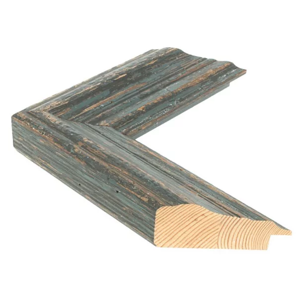 Cadre en bois Brittany 6.5 - sur mesure gris noir | verre standard (2 mm)