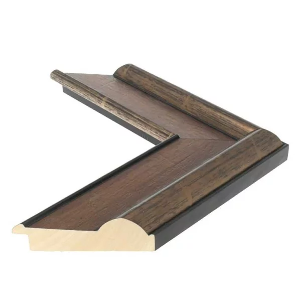 Cadre en bois CANALETTO 7 13x18 cm | noix | verre synthétique (2 mm)