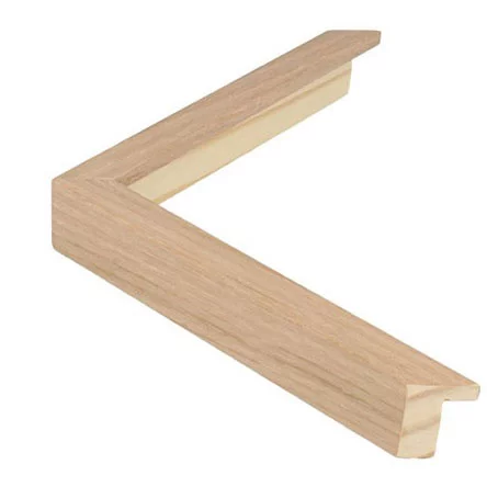 Cadre en bois TOUCHWOOD ART 15 - sur mesure placage chêne véritable | cadre vide (sans verre ni panneau arrière)