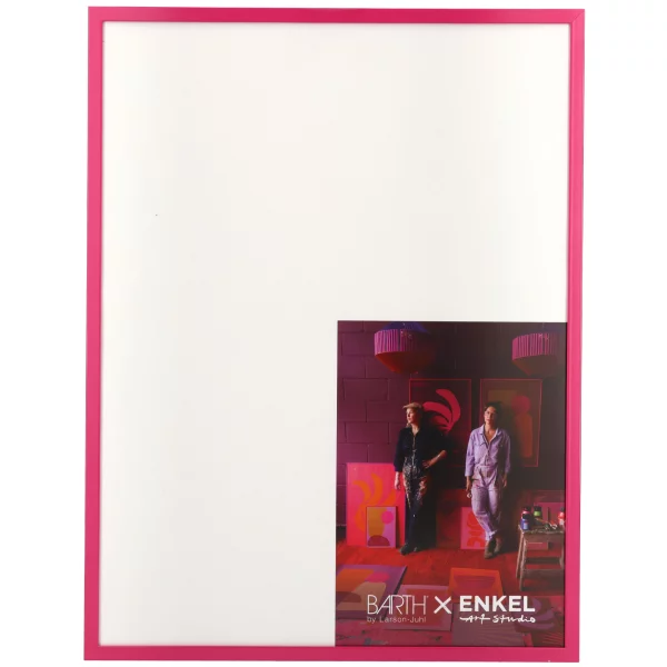 Alu Bilderrahmen BARTH - Serie 916 by ENKEL Art Studio 35x50 cm | Pink | Museumsglas UV 70 entspiegelt