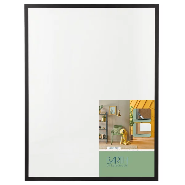 Alu Bilderrahmen BARTH - Serie 916 - Maßanfertigung Schwarz | Normalglas (2 mm)