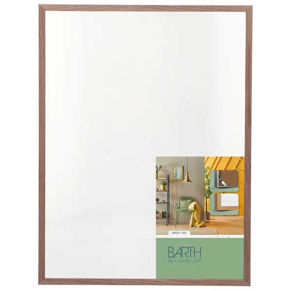 Cadre amovible en aluminium série 916 13x18 cm | noyer feuille de placage naturel | verre standard (2 mm)