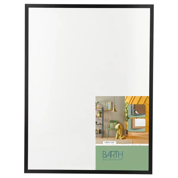 Cadre amovible en aluminium série 916 13x18 cm | noir brossé | verre standard (2 mm)