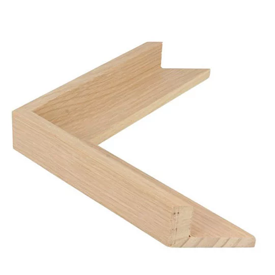 Caisse américaine TOUCHWOOD 40 13x18 cm | placage chêne véritable | cadre vide (sans verre ni panneau arrière)