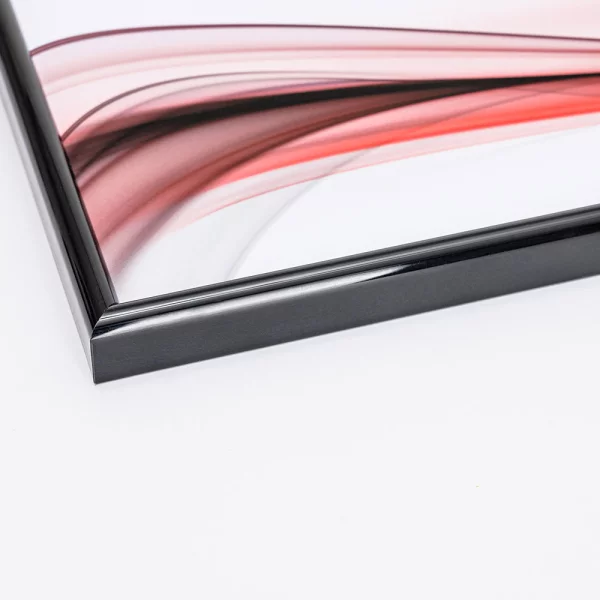 Kunststoffrahmen mit Urkunde, DIN A3 29,7x42 cm (A3) | Schwarz | Normalglas (2 mm)