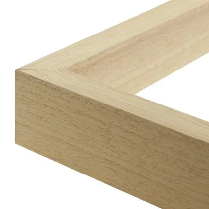 Cadre en bois massif Örebro sur mesure naturel | cadre vide (sans verre ni panneau arrière)