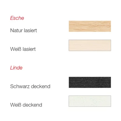 Cadre à rehausse en bois Bunda 20x28 cm | frêne blanc glacé | verre standard (2 mm)