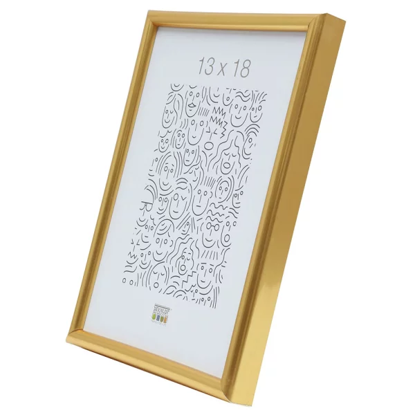 Cadre en plastique Zulte 10x15 cm | or | verre standard (2 mm)