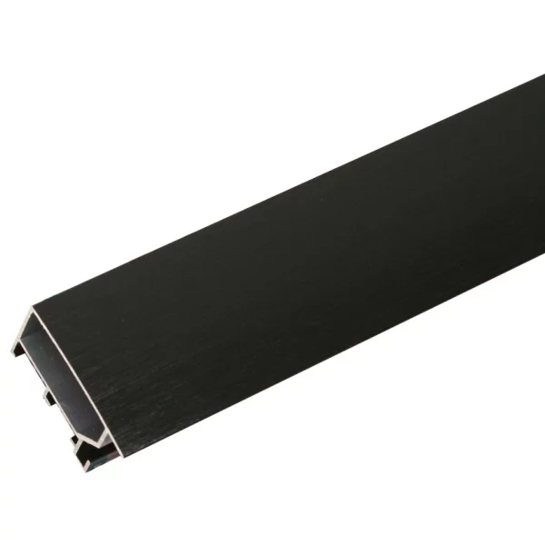 Alu Bilderrahmen Louis 10x15 cm | Schwarz | Normalglas (2 mm)
