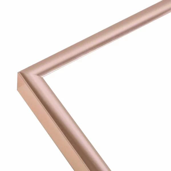 Cadre en aluminium Liz 10x15 cm | or rose | verre standard (2 mm)