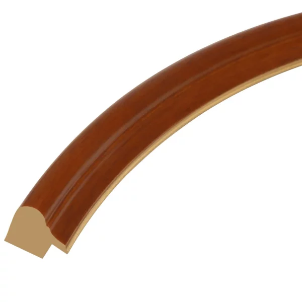 Cadre ovale Alice 13x18 cm | noyer | verre standard (2 mm)