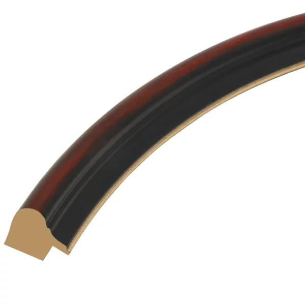 Cadre ovale Alice 10x15 cm | noir | verre standard (2 mm)