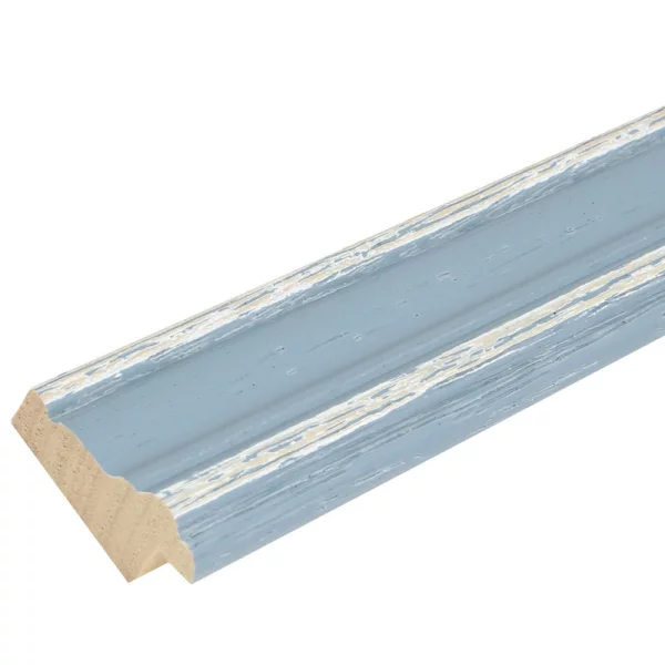Holz Bilderrahmen Lilou 18x24 cm | Blau | Normalglas (2 mm)