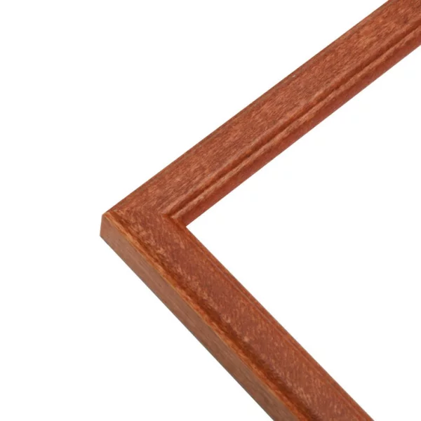 Cadre en bois Laura 10x15 cm | brun foncé | verre standard (2 mm)
