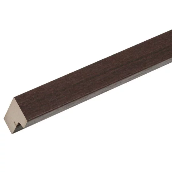 Holz Bilderrahmen Louise mit Passepartout 40x50 cm | Braun | Normalglas (2 mm)