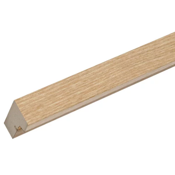 Cadre en bois Louise avec passe-partout 20x30 cm | naturel | verre standard (2 mm)