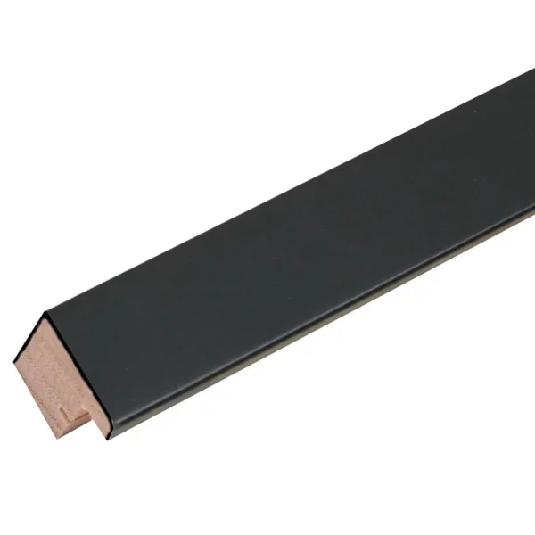 Cadre en bois Ela 30x60 cm | noir | verre standard (2 mm)
