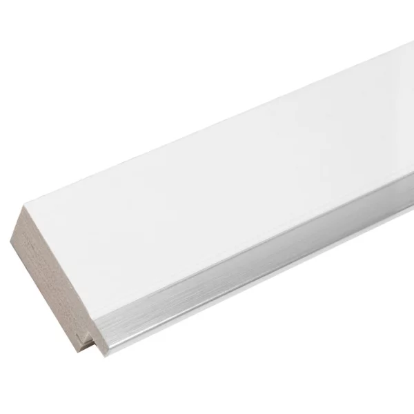 Cadre en plastique Emma 10x15 cm | blanc | verre standard (2 mm)
