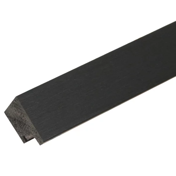Kunststoff Bilderrahmen Lucas 20x30 cm | Schwarz | Normalglas (2 mm)