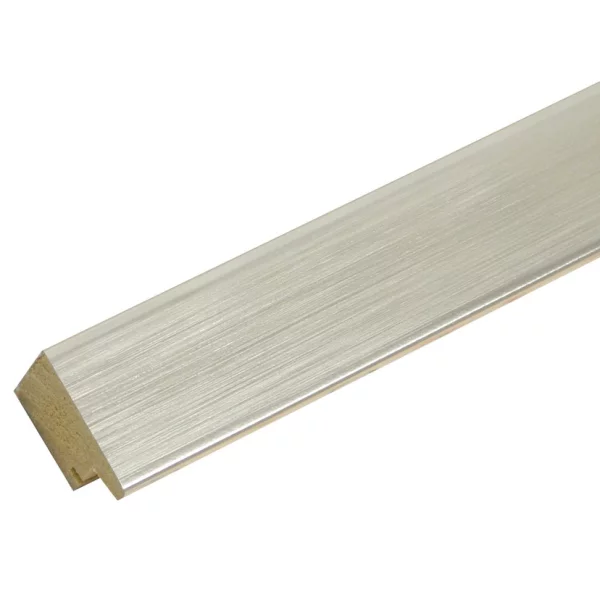 Kunststoff Bilderrahmen Lucas 20x30 cm | Silber | Normalglas (2 mm)