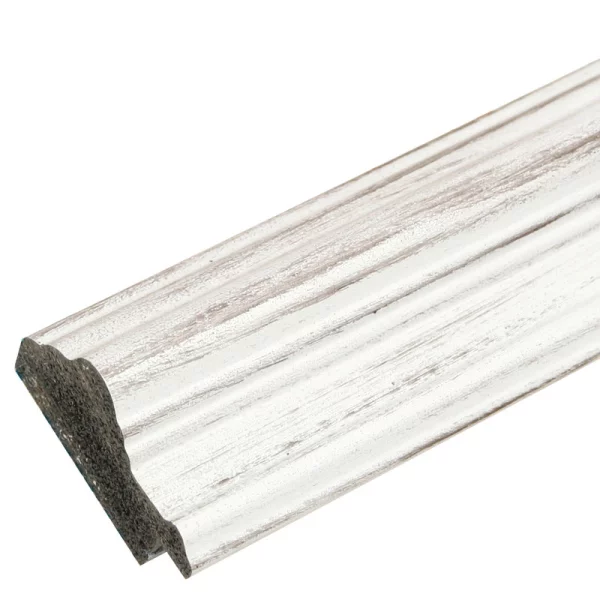 Kunststoff Bilderrahmen Lurchi 24x30 cm | Weiß | Normalglas (2 mm)