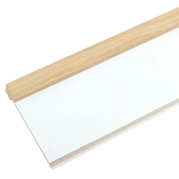 Cadre en bois David avec passe-partout 20x20 cm (13x13 cm) | naturel | verre standard (2 mm)