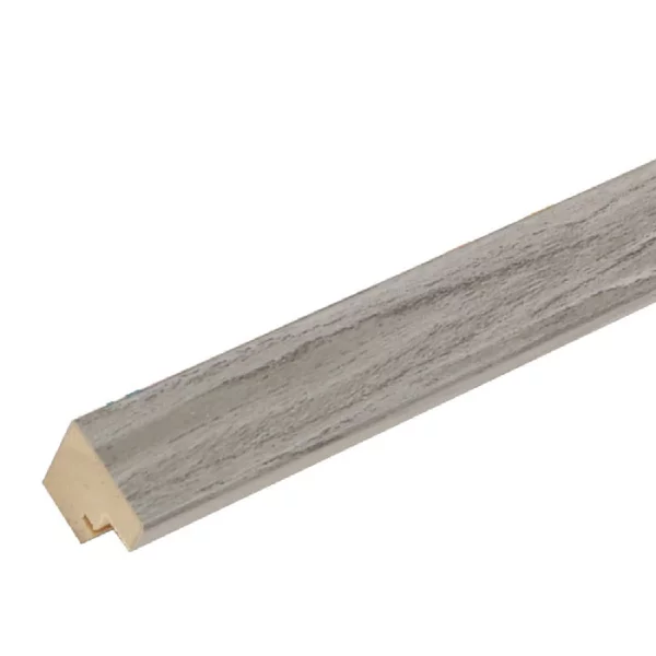 Schmaler Holz Bilderrahmen 9x13 cm | grau | Normalglas (2 mm)