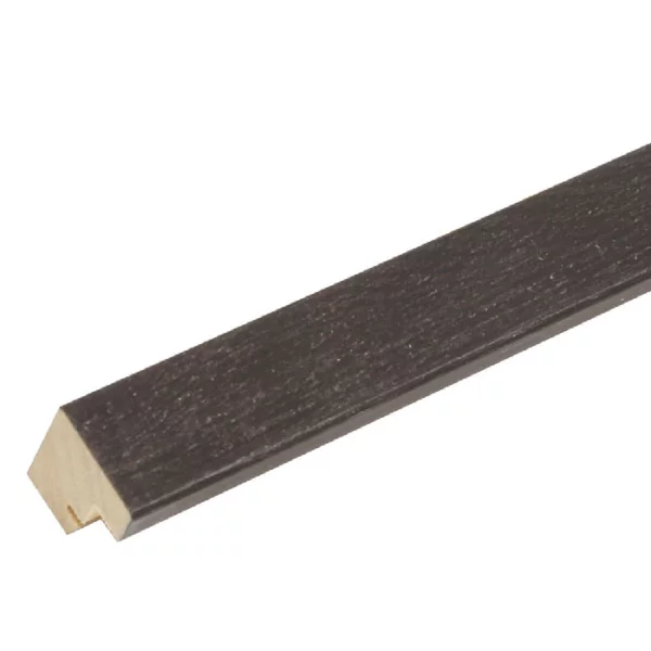 Schmaler Holz Bilderrahmen 9x13 cm | schwarz | Normalglas (2 mm)