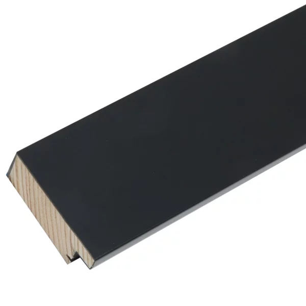 Holz Bilderrahmen Heibaart 30x30 cm | Schwarz | Normalglas (2 mm)