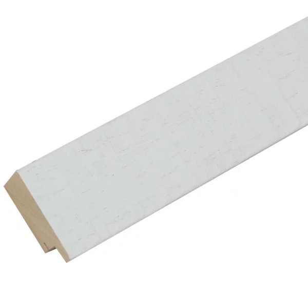 Holz Bilderrahmen Mila 30x45 cm | Weiß | Normalglas (2 mm)