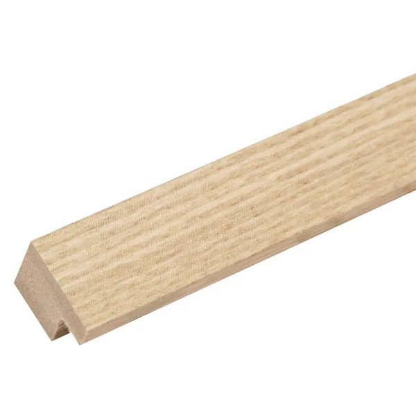 Holz-Bilderrahmen mit breitem Passepartout 30x40 cm (13x13 cm) | eiche | Normalglas (2 mm)