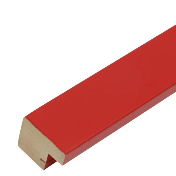 Cadre en bois Bernard 9x13 cm | rouge | verre standard (2 mm)
