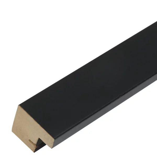 Cadre en bois Bernard 50x50 cm | noir | verre standard (2 mm)
