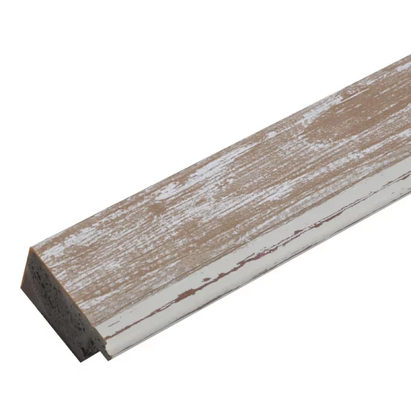 Kunststoff Bilderrahmen Leo 15x20 cm | Eiche-Grau Vintage | Normalglas (2 mm)