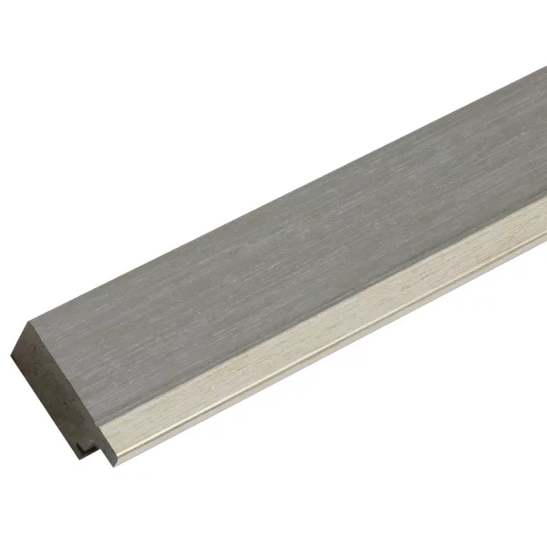 Cadre en plastique Leo 10x15 cm | gris clair-argent | verre standard (2 mm)