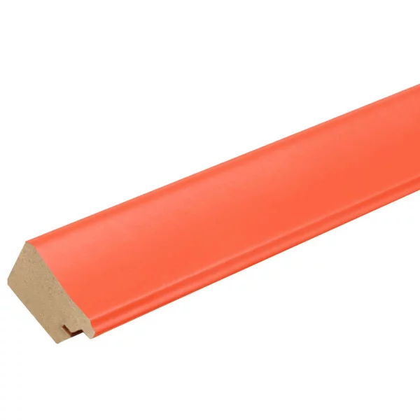 Cadre en bois Evergem 10x15 cm | orange-rouge | verre standard (2 mm)