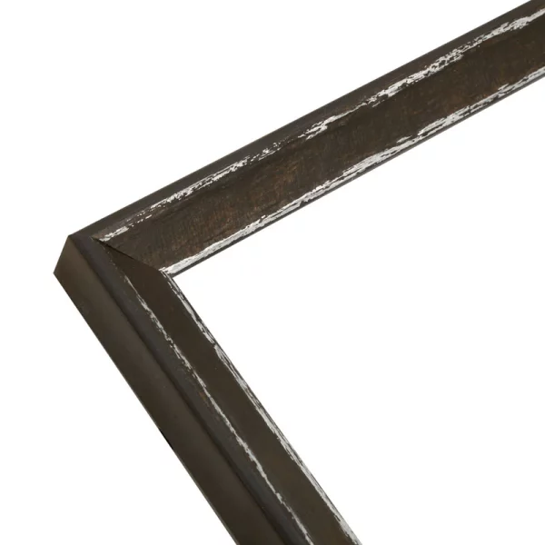 Kunststoff Bilderrahmen Amel 18x24 cm | schwarzbraun | Normalglas (2 mm)