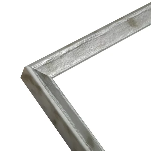 Kunststoff Bilderrahmen Amel 18x24 cm | silber | Normalglas (2 mm)