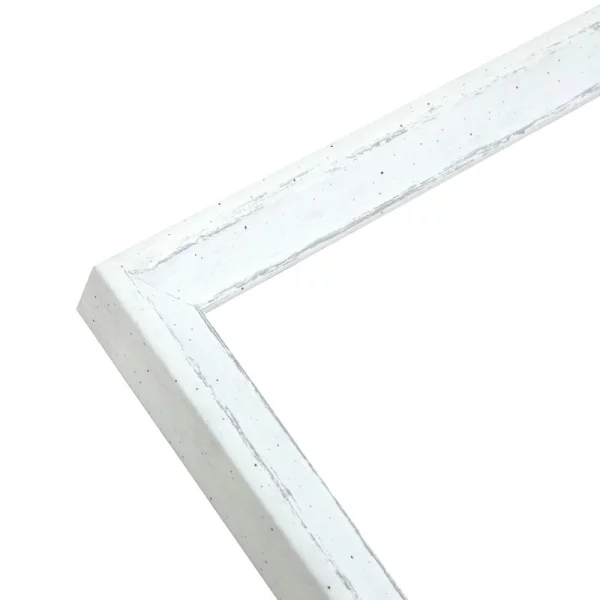 Kunststoff Bilderrahmen Amel 18x24 cm | Weiß | Normalglas (2 mm)