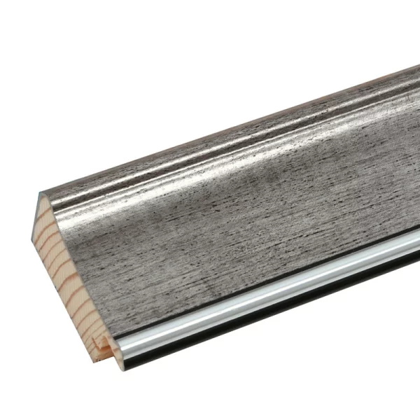 Holz Bilderrahmen Nete 13x18 cm | Silber | Normalglas (2 mm)