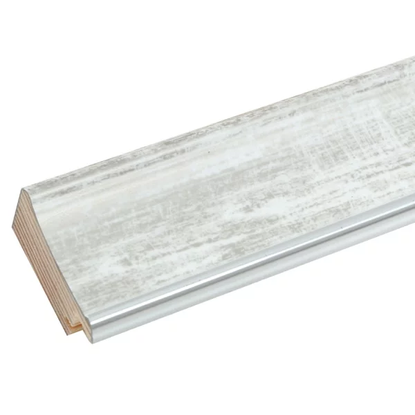 Holz Bilderrahmen Nete 13x18 cm | Weiß | Normalglas (2 mm)