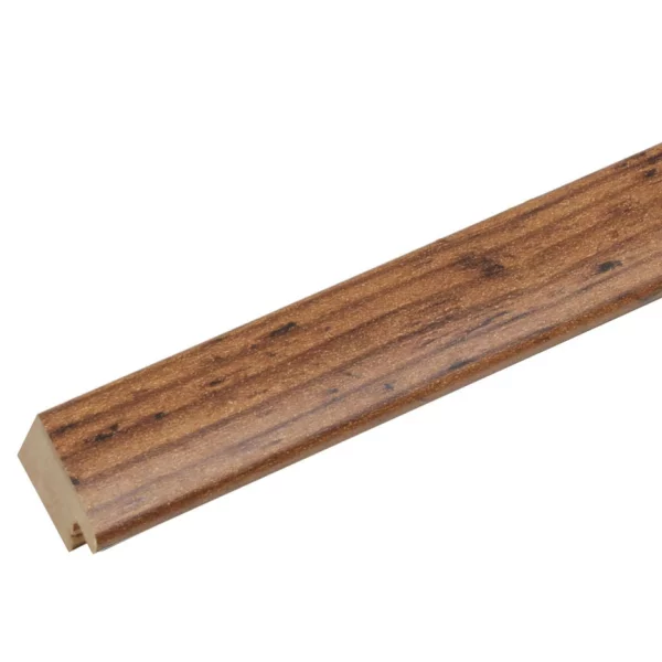 Holz Bilderrahmen Olivia 10x15 cm | Braun gemasert | Normalglas (2 mm)