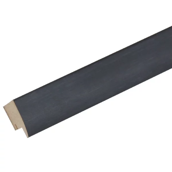 Holz Bilderrahmen Olivia 10x10 cm | Schwarz | Normalglas (2 mm)