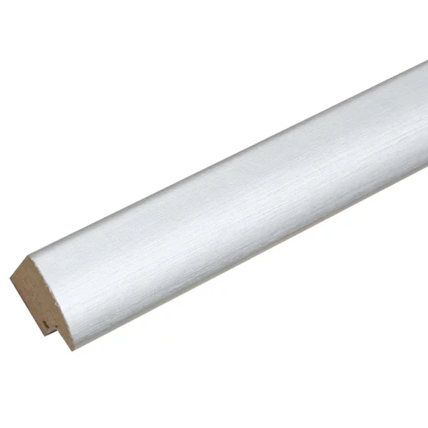 Holz Bilderrahmen Olivia 28x35 cm | Silber | Normalglas (2 mm)