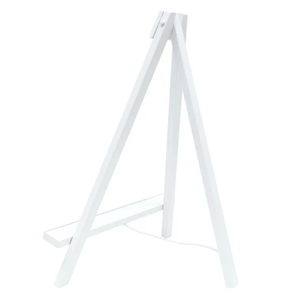 Chevalet décoratif en bois - hauteur 34 cm 25x34 cm | blanc