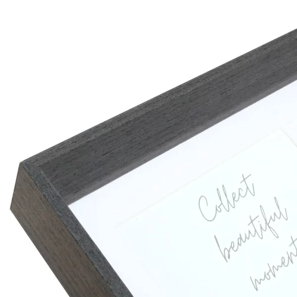 Cadre multi photos (MDF) Elise pour 3 photos 2x10x15 cm, 15x20 cm | gris | verre standard (2 mm)