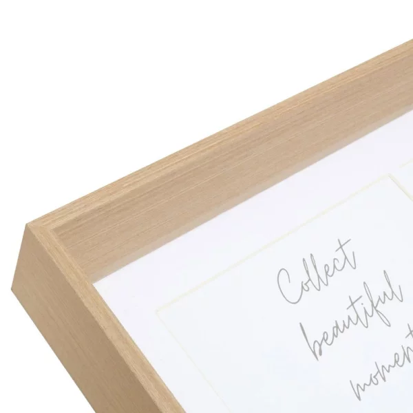 Cadre multi photos (MDF) Elise pour 3 photos 2x10x15 cm, 15x20 cm | naturel | verre standard (2 mm)