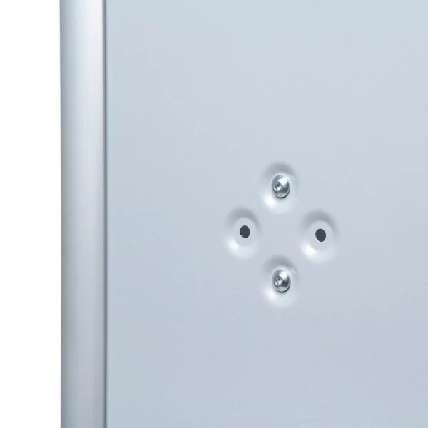 Infoständer Standard 21x29,7 cm (A4) | silber mit Gehrung