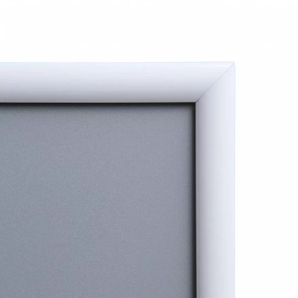 Cadre pour affiche Color, 25 mm 21x29,7 cm (A4) | blanc signal RAL 9003 | verre synthétique mat (1 mm)