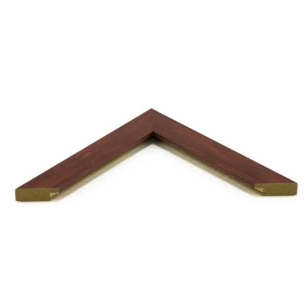 Cadre en plastique sur mesure Aldgate brun | verre standard (2 mm)